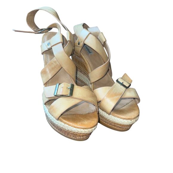 Tan Not Rated Women's Dream To Live Wedge Sandal Size 8.5 - Picture 5 of 13